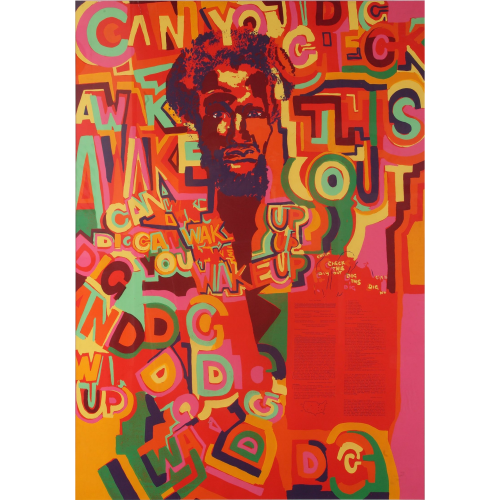 Gerald Williams (American artist, b. 1941), Wake Up, 20th century.Serigraph.Courtesy of the South Side Community Art Center Archives.